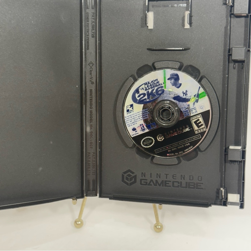 Vtg Nintendo GameCube Major League Baseball 2K6 Video Game Rated E 2K Sports - Picture 3 of 4